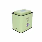 Empty Rectangle Airtight Tin Tea Gift Metal Box