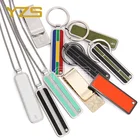 Cheap custom logo metal keychain with wholesale blank keychains