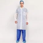 PP Non Woven Disposable Visitor Hospital Uniform Lab Coats