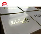 custom label maker logo print adhesive plastic transparent brand label sticker