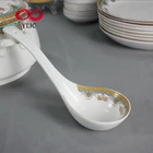 Wholesale 2019 Hot New Products Made in China Bone Tableware 51 Pcs Royal Gold