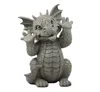10.25inch resin material jade statue jade dragon statue life size dragon statues for sale