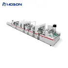 ZH-1200BFST 4&6 Corner Automatic Paper/Corrugated Box Making Folder Guler Machine