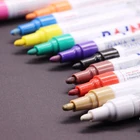 Colorful Waterproof Car Tyre Tire Tread CD Metal Permanent Paint Markers