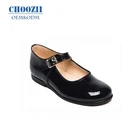 Wholesale Kids Shoes Student Uniform Shoes Black Leather School Shoes for Girls