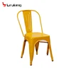 Free sample Industrial Wood Hotel Malaysia Cheap Bronze Metal Frame Dining Chair