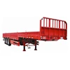3 axles low bed Truck Trailer With Fuwa axle 60 ton
