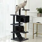 Cat Tree Tower Condo Furniture Scratch Post for Kittens Pet House Play Scratching Posts IN US WAREHOUSE