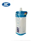 Stand Up Liquid Bags Reusable 500ml Stand Up Travel Packaging Liquid Drink Water Bags With Spout