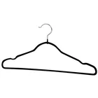 PVC coated hanger with nonslip notches and trousers bar in colors