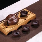 China Handmade Different Styles Traditional Yixing ZiSha Kungfu Tea Set Purple Clay Teapot Set