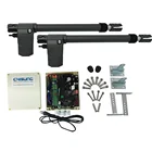 Popular House Dual Arm DC 24V Solar Powered Gate Operators Automatic Swing Gate Opener