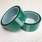 Green high Temperature PET Polyester Masking Silicone Adhesive Tapes