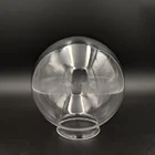 High Quality Hand Blown Glass Globe Customized Clear Glass Ball Lamp Shade