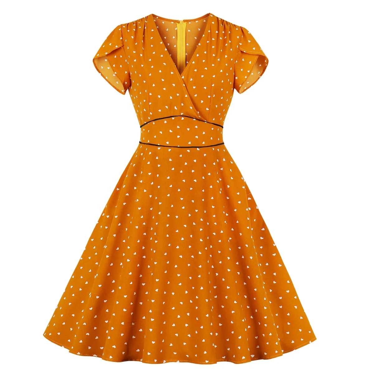 1950s wrap dress