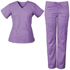 China wholesale women hospital medical uniforms reina scrubs set