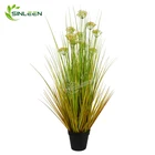 Garden Plant Plants Artificial High Quality Garden Decoration Artificial Reed Plant Onion Grass In Pot