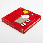 custom children educational high quality story card board book with colorful wool