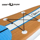 Touring air paddle bamboo sup with pump