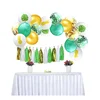 UMISS 30pcs DIY Yellow Green Balloon Tassel Garland Perfect for Summer Tropical Fiesta Theme Party Decorations