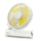 Mini Fan Fan With Light Summer Air Cooling 1200mah Rechargeable Desktop Usb Mini Fan With Lighting