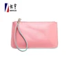China Supplier Oem Customized Zipper Type Fashion Black Pink Yellow Ladies Wallet Bag