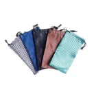 Custom microfiber sunglasses pouch/microfiber glasses bag/microfiber eyeglasses bag