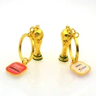 2022 Qatar World Cup Souvenirs World Cup Shape Keychain