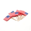 hot products for united states 2019 personalized cocktail decoration bamboo sticks toothpick flags