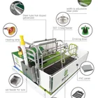 Galvanized pig farrowing cage pig breeding cage