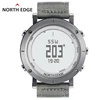 NORTHEDGE Digital Watches Men Sports Watch Clock Fishing Weather Altimeter Barometer Thermometer Compass Altitude Hiking Hours