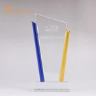 Unique Logo Custom Laser Engraving Souvenir Blanks Crystal Acrylic Shield Awards Trophy