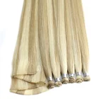 New Trend Thick Ends Super Double Drawn Balayage Color Virgin Cuticle Handtied Hair Wefts
