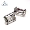 two size combination 11*15mm & 10.5*15.5mm emerald cut shape DEF White losoe synthetic moissanite