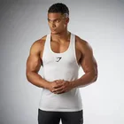 Custom Boys Bodybuilding Cut Off Polyester Tank Top for Men