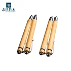 Promotional bamboo wooden ink ball pen with custom logo