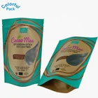 Plain pantone color printing pp laminated kraft paper bag for milk powder/nuts