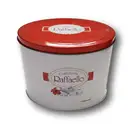 Oval shape custom printed metal can / chocolate tin box / sweet metal tin