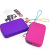 Colorful Waterproof Rubber Mini Credit Card Pouch Silicone Coin Pouch