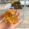 Wholesale Special Rock Yellow Amber Skulls Carving Skulls for home decoration