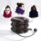 China Manufacturer Home Medical Equipment 3 Layers Air Neck Traction Relive Pain Cervical Neck Traction Device