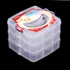 2 Layer 10 Grids Detachable Removeable Divider See-through Storage Box Plastic Organizer for Jewelry Earring Die Cast Cars