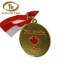 Wholesale high quality custom metal craft commemorative round medal Canada