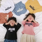 Custom print letters cotton colorful boy girls kid crew neck sweatshirt