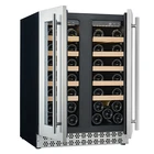 OEM Custom 40 Bottles Wine Cellar Built-In Installation Compressor Electric Dual Zone Wine Fridge