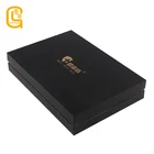 Custom logo Clothes Printed Garment Packaging Paper gift Box with Lid