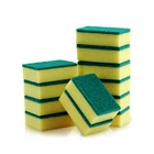 12 pcs/lot High Quality Thicken Cleaning Magic Sponge Dish Cleaning Cloth Scouring Pads For Kitchen baby bath sponge pad