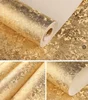 2019 luxury metallic silver aluminum glitter leaf gold wallpaper gold foil wallpaper
