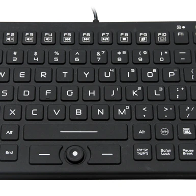 2 in 1 silikon Industrielle Tastatur mit Integrierter Maus Tasten 86 tasten und 12 funktionstasten USB1.1 wasserdicht