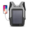 2019 solar backpack soft waterproof laptop backpack carry solar panel bag with usb charging